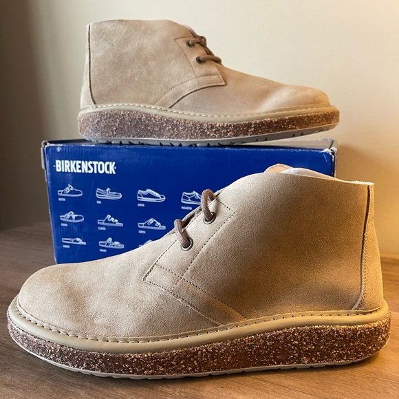 Birkenstock Milton Suede Desert Boots in Ginger - New In Box - Picture 3 of 16